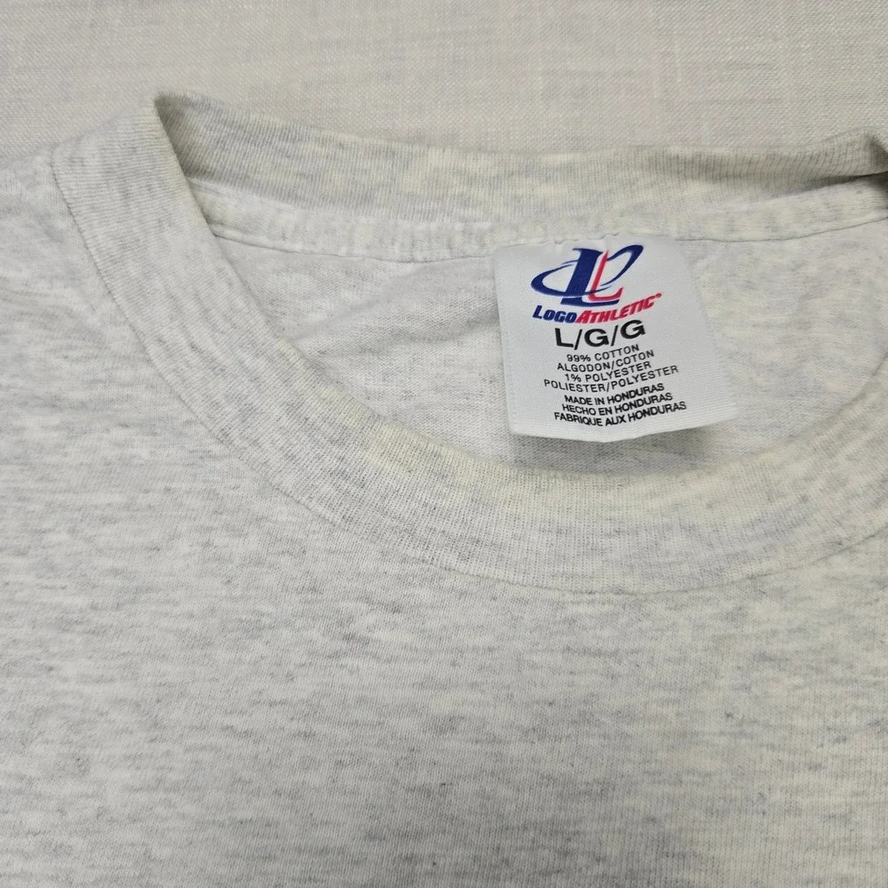 VTG Houston Texans T-Shirt L Men Grey NFL Football Sports H-Town Logo Athletic - Picture 8 of 9